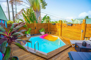 Au cœur du papillon piscine privée